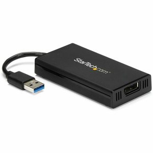 StarTech.com USB 3.0 to DisplayPort Adapter, 4K 30Hz UHD, USB to DP Display Adapter, External Video/Graphics Card for Mac & Windows