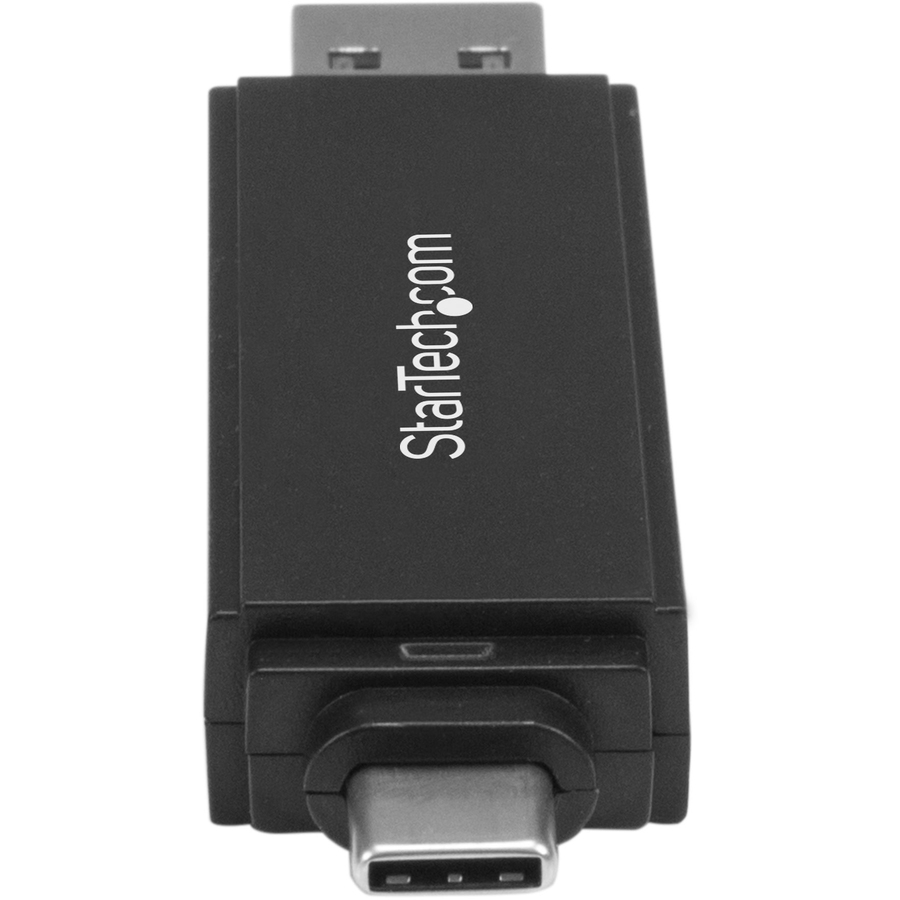 StarTech.com USB 3.0 Memory Card Reader for SD and microSD Cards - USB-C and USB-A - Portable USB SD and microSD Card Reader - Image 3