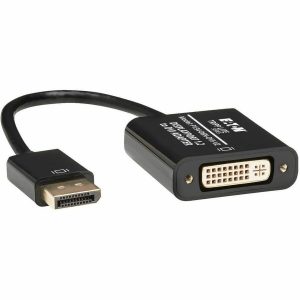 Eaton Tripp Lite Series DisplayPort to DVI Active Adapter Video Converter, DP ver 1.2, (M/F), 6-in. (15.24 cm)
