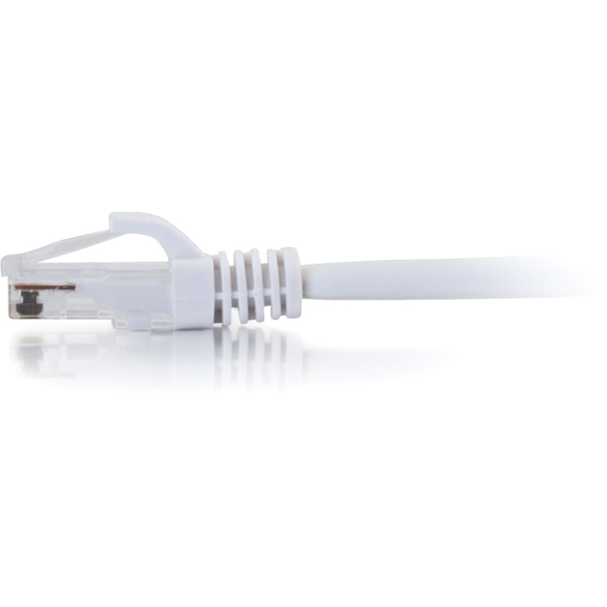 C2G 10ft Cat5e Ethernet Cable - Snagless Unshielded (UTP) - White - Image 2
