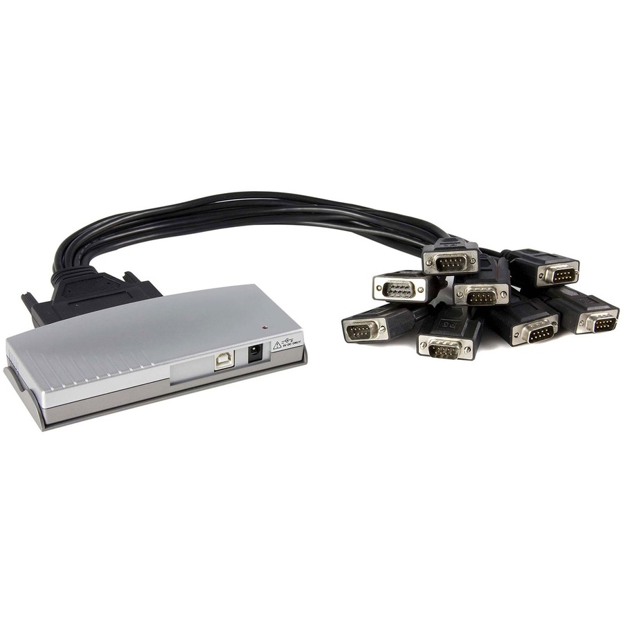 StarTech.com USB to Serial Adapter Hub - 8 Port - DB9 (9-pin) - USB Serial - FTDI USB to RS232 Adapter - USB Serial - Image 2