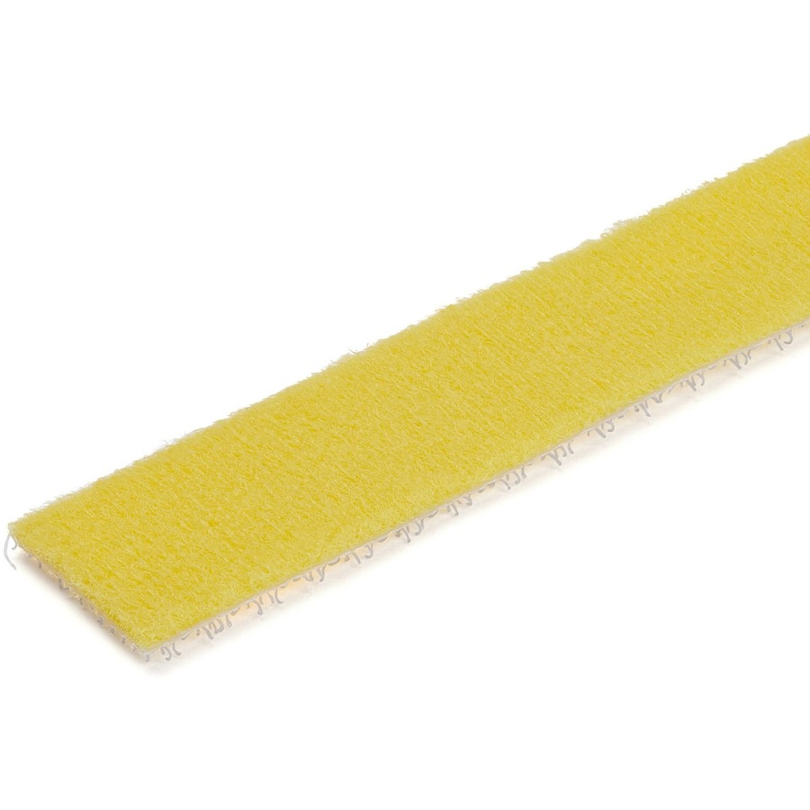 StarTech.com 25ft. Hook and Loop Roll - Yellow - Cable Management (HKLP25YW) - Image 2