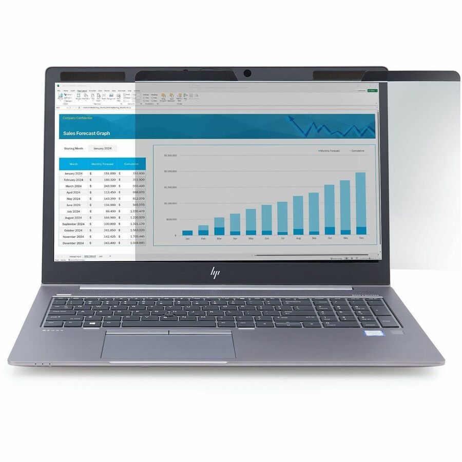 StarTech.com Magnetic Privacy Screen For 13.3-Inch 16:9 Laptop, Reversible Filter, Computer Screen Protector, TAA, Blue Light Shield - Image 7