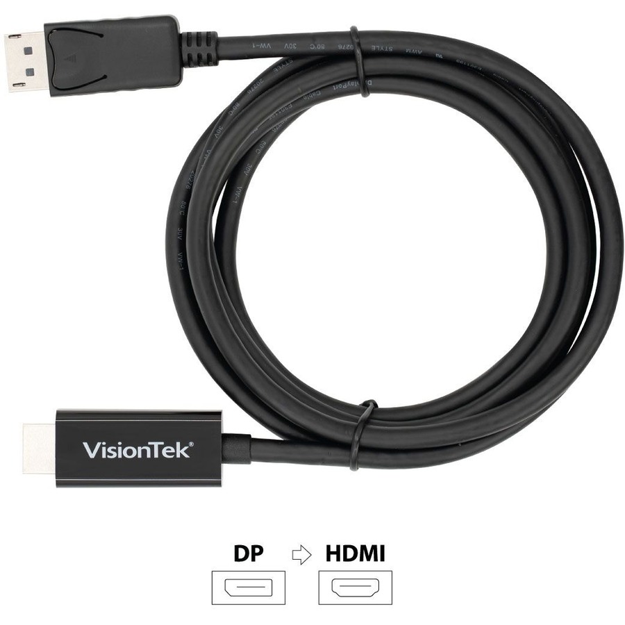 VisionTek DisplayPort to HDMI 2M Active Cable (M/M) - Image 5