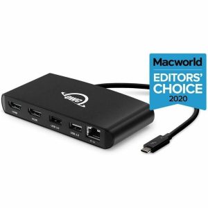 OWC 5-Port Thunderbolt mini Dock With Dual 4K HDMI, Dual USB + Gigabit Ethernet