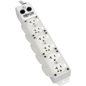 Eaton Tripp Lite Series Safe-IT UL 1363A Medical-Grade Power Strip for Patient-Care Vicinity, 6x 20A Hospital-Grade Outlets, 15 ft. (4.57 m) Cord