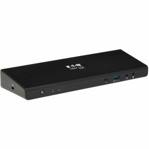 Eaton Tripp Lite Series USB-C Dock, Dual Display - 5K 60 Hz DP, 4K 60 Hz HDMI, USB 3.x (5Gbps), USB-A/C Hub, GbE, 85W PD Charging