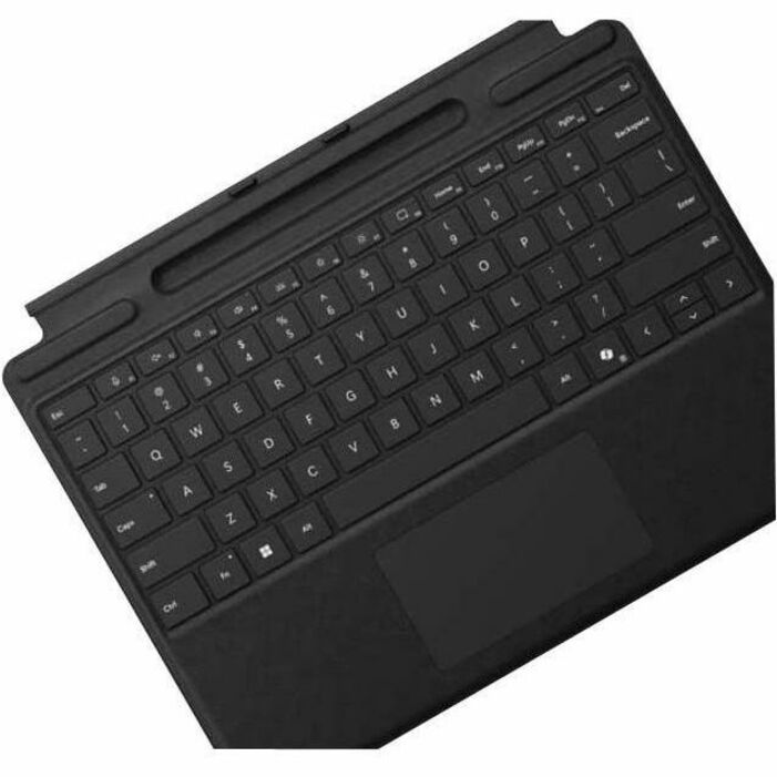 Microsoft Keyboard/Cover Case Microsoft Surface Pro 9, Surface Pro 8, Surface Pro 10, Surface Pro 11 Tablet - English Keyboard - Black - Image 2