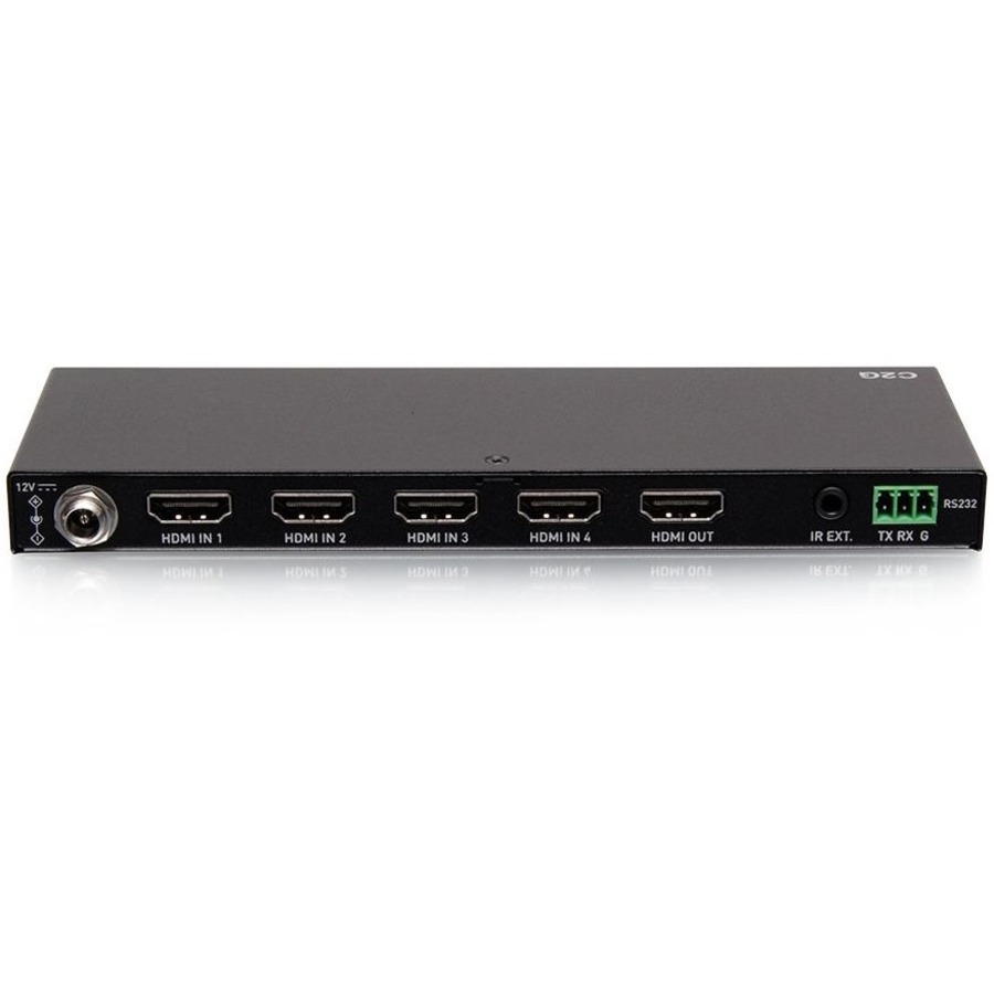 C2G 4-Port HDMI Switch - 4K HDMI Video Switch Box - Image 2