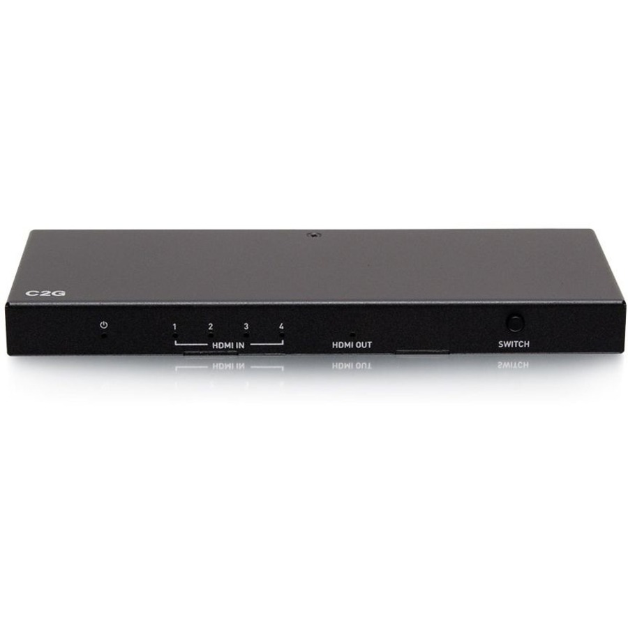 C2G 4-Port HDMI Switch - 4K HDMI Video Switch Box - Image 3
