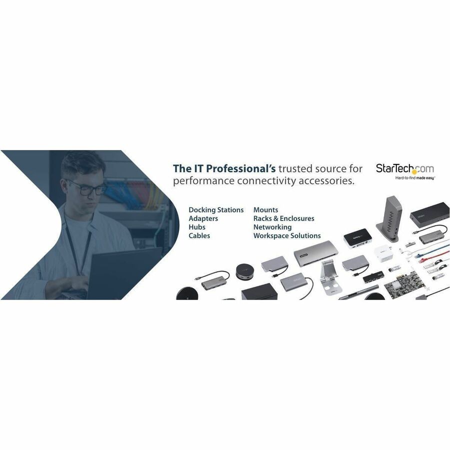 StarTech.com 4-Post 8U Hinged Wall-Mount Network Rack, 19" Open Frame Server Rack, Wall Mount Data Rack for IT Computer Equipment, TAA~ - Image 3