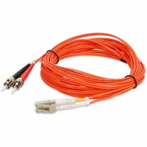 AddOn 1m LC (Male) to ST (Male) Orange OM1 Duplex Fiber OFNR (Riser-Rated) Patch Cable