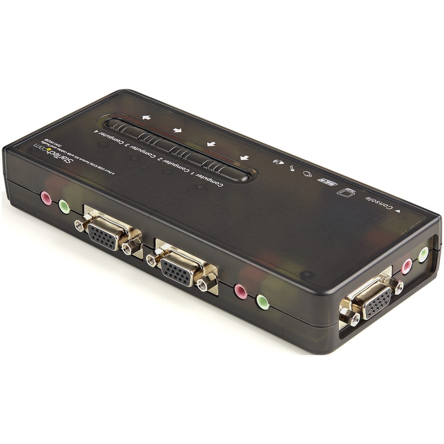 StarTech.com SV411KUSB - KVM / audio switch - USB - 4 ports - 1 local user - Image 6