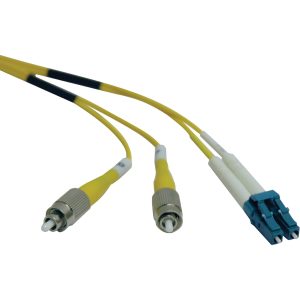 Eaton Tripp Lite Series Duplex Singlemode 9/125 Fiber Patch Cable (LC/FC), 2M (6 ft.)