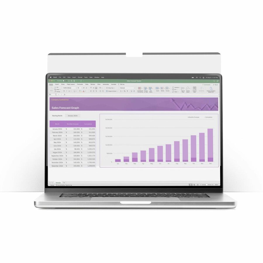 StarTech.com 13.3-inch 16:10 Touch Privacy Screen, Laptop Security Shield, Anti-Glare Blue Light Filter, Flip-Up - Image 3