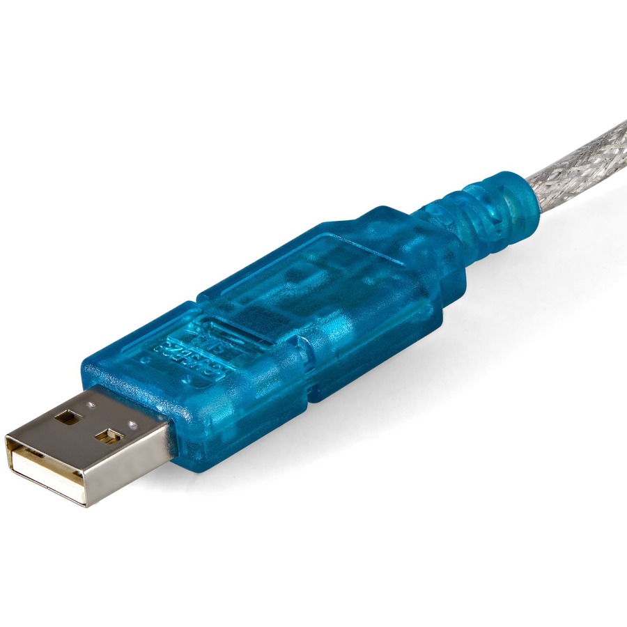 StarTech.com 3ft (91cm) 1-Port USB to RS232 DB9 Serial Adapter Cable, USB to Serial Adapter Cable - M/M - Image 2