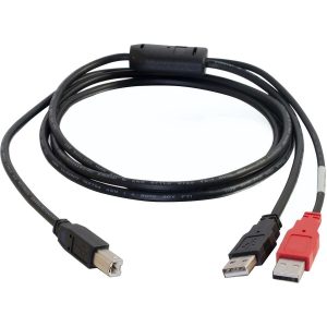 C2G 6ft USB A to USB B Y-Cable - Dual USB A to USB B Cable - USB 2.0 - M/M