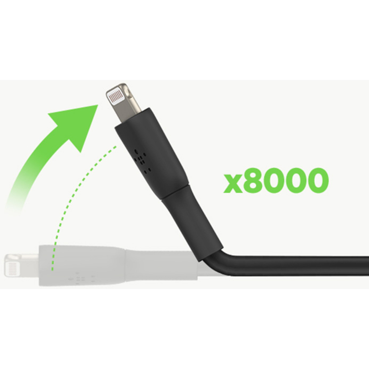 Belkin BoostCharge USB-C to Lightning Cable (1 meter / 3.3 foot, Black) - Image 6