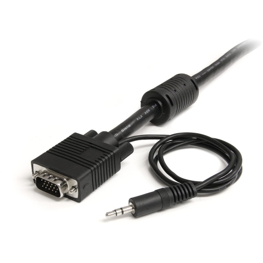 StarTech.com 15 ft Coax High Resolution Monitor VGA Cable with Audio HD15 M/M - Image 2