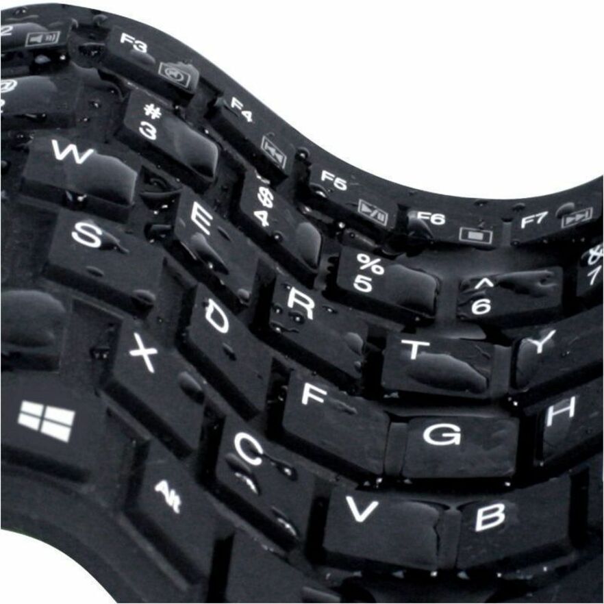 Adesso Antimicrobial Waterproof Flex Keyboard (Mini Size) - Image 3