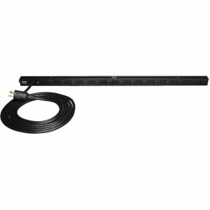 Eaton Tripp Lite Series 1.9kW Single-Phase 120V Basic PDU, 14 NEMA 5-15/20R Outlets, NEMA L5-20P Input with 5-20P Adapter, 15 ft. (4.57 m) Cord, 0U Vertical