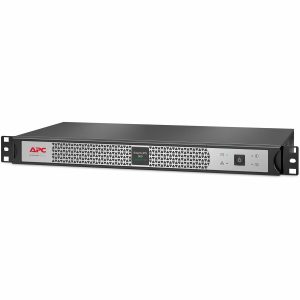 APC Smart-UPS, Line Interactive, 500VA, Lithium-ion, Rackmount 1U, 120V, 4x NEMA 5-15R outlets, Network Card, Short Depth