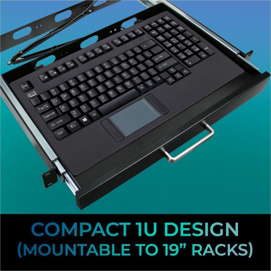 Adesso EasyTouch Rackmount Touchpad Keyboard - Image 10