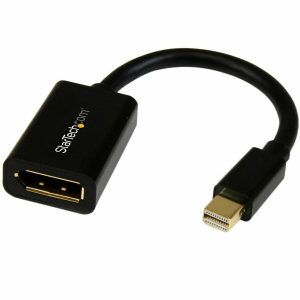 StarTech.com Mini DisplayPort to DisplayPort Adapter, 4K x 2K Video, Ultra HD Mini DP to DP Converter, mDP to DP 1.2 Adapter, Male/Female