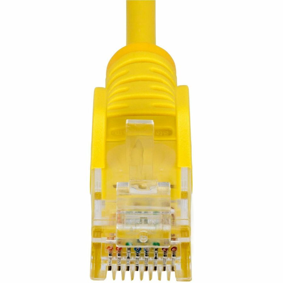 StarTech.com 5ft Yellow Slim CAT6 Ethernet Cable, Slim Snagless RJ45, UTP, LSZH, 28AWG Bare Copper, Slim Network Patch Cord, Fluke Tested - Image 4