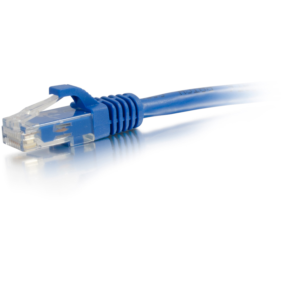 C2G 14ft Cat5e Ethernet Cable - Snagless Unshielded (UTP) - Blue - Image 3
