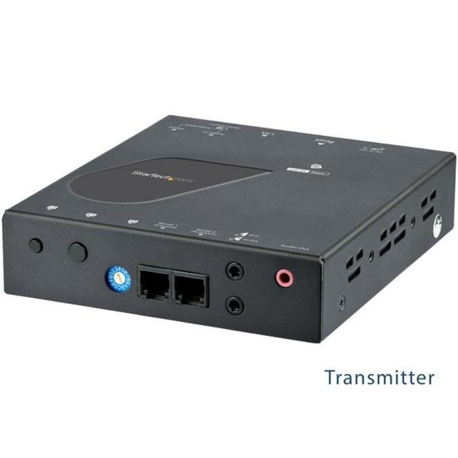 StarTech.com HDMI over IP Extender Kit with Video Wall Support - 1080p - HDMI over Cat5 / Cat6 Transmitter and Receiver Kit (ST12MHDLAN2K) - Image 2