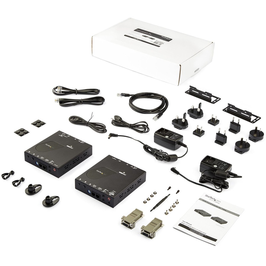 StarTech.com HDMI over IP Extender Kit with Video Wall Support - 1080p - HDMI over Cat5 / Cat6 Transmitter and Receiver Kit (ST12MHDLAN2K) - Image 7