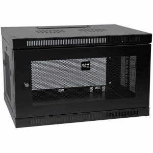 Eaton Tripp Lite Series SmartRack 6U Low-Profile Switch-Depth Wall-Mount Mini Rack Enclosure