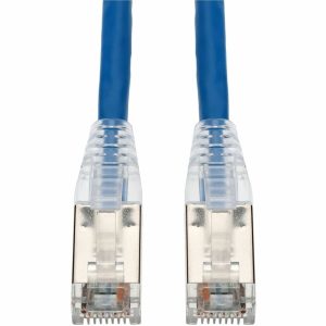 AddOn 40ft Blue CAT 6 Shielded PVC Ethernet Cable Snagless Bubble Boot RJ-45 M/M
