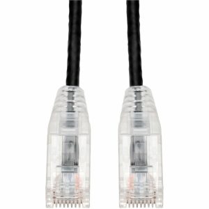 AddOn 20ft Black CAT 6 Slim PVC Ethernet Cable Snagless Clear-Claw RJ-45 M/M