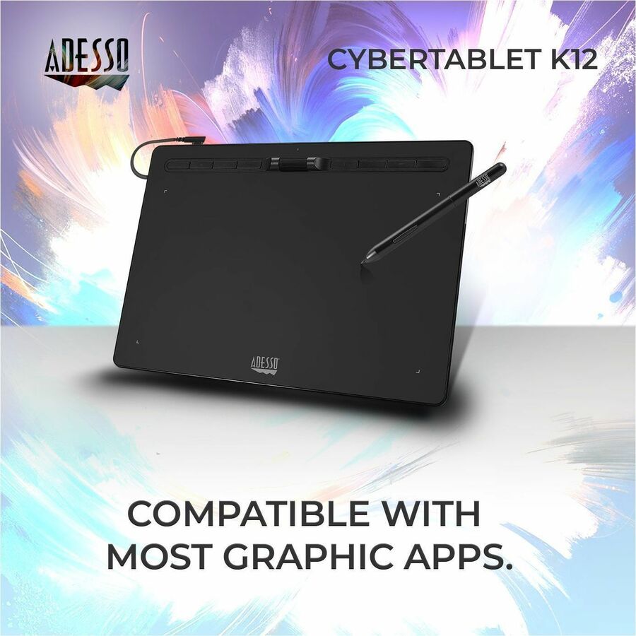 Adesso 12" x 7" Graphic Tablet - Image 3