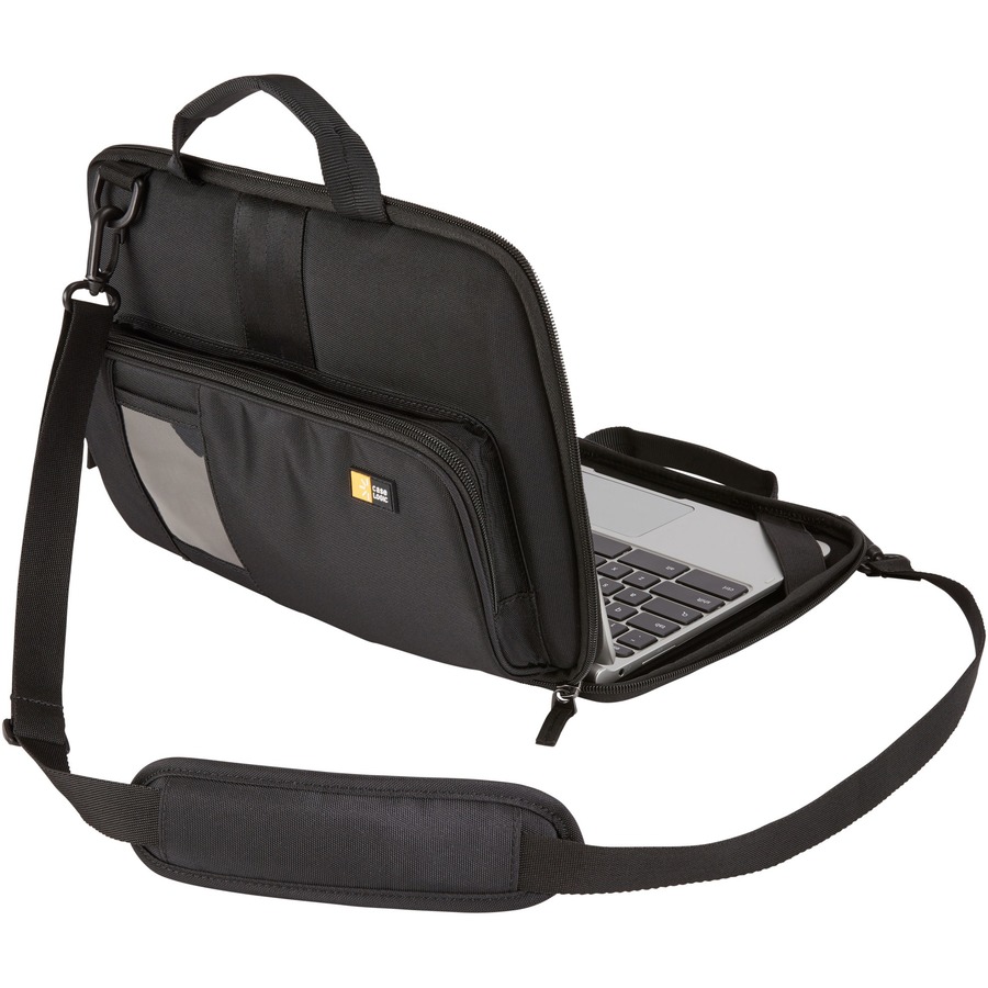 Case Logic QNS-311 Carrying Case (Attaché) for 13.3" Notebook, Accessories - Black - Image 6