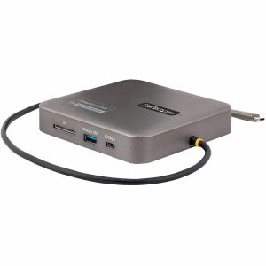 StarTech.com USB-C Multiport Adapter, Dual 4K 60Hz HDMI, 2-Port USB-A/USB-C 10Gbps Hub, 100W PD, GbE, SD, Travel Docking Station