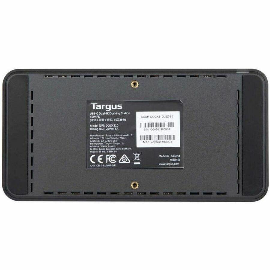 Targus Universal USB-C DV4K Docking Station with 65W Power Delivery - Image 3