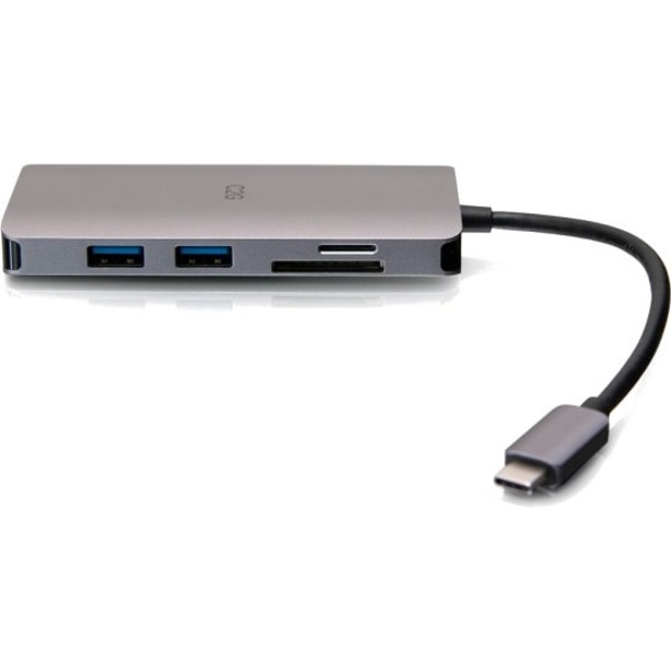 C2G USB C Dock with HDMI, USB, Ethernet, SD, USB C & Power up to 100W - Image 5