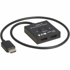 Eaton Tripp Lite Series 2x1 Bi-Directional HDMI Switch - 4K 60 Hz, HDR, HDCP Passthrough