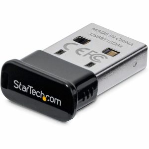 StarTech.com Mini USB Bluetooth 4.0 Adapter - 50m(165ft) Class 1 EDR Wireless Dongle