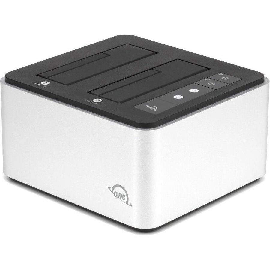 OWC Drive Dock SATA/600, PCI Express NVMe - USB 3.2 (Gen 2) Type C Host Interface Desktop - Silver, Black