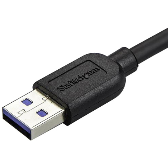 StarTech.com 2m 6 ft Slim Micro USB 3.0 (5Gbps) Cable - M/M - USB 3.0 A to Right-Angle Micro USB - USB 3.2 Gen 1 - Image 3