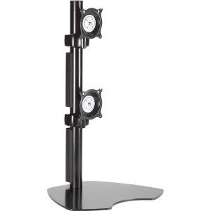 Chief Vertical Dual Display Desk Mount - For Displays 10-30" - Black