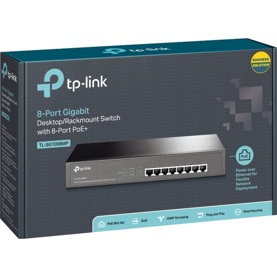 TP-Link TL-SG1008MP - 8-Port Gigabit PoE Switch - Image 4