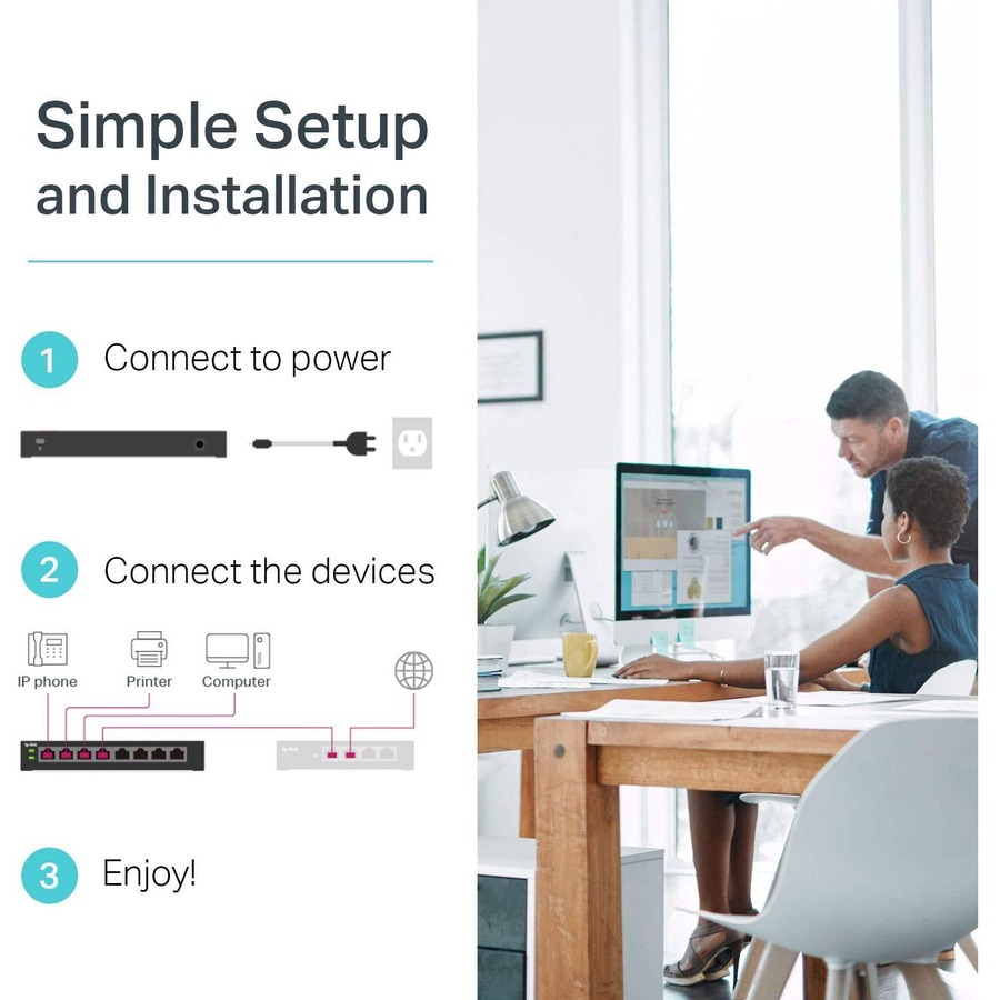 TP-Link TL-SG1008MP - 8-Port Gigabit PoE Switch - Image 8