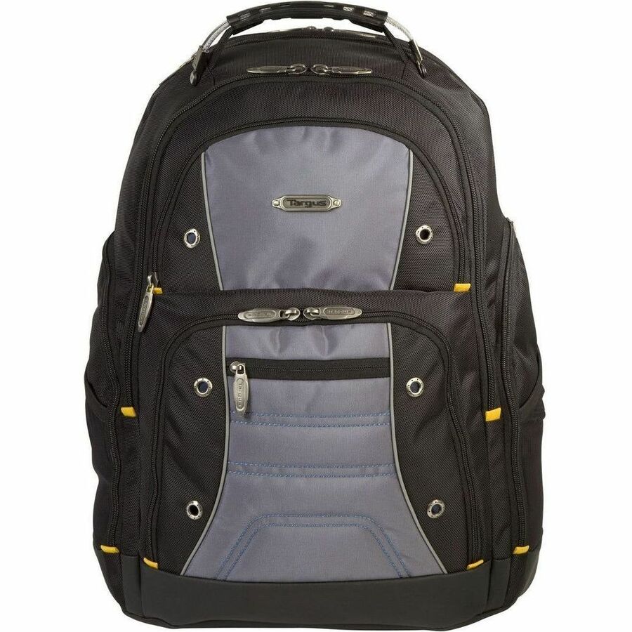 Targus Drifter II TSB239US Carrying Case Rugged (Backpack) for 17" Notebook - Black/Gray - TAA Compliant