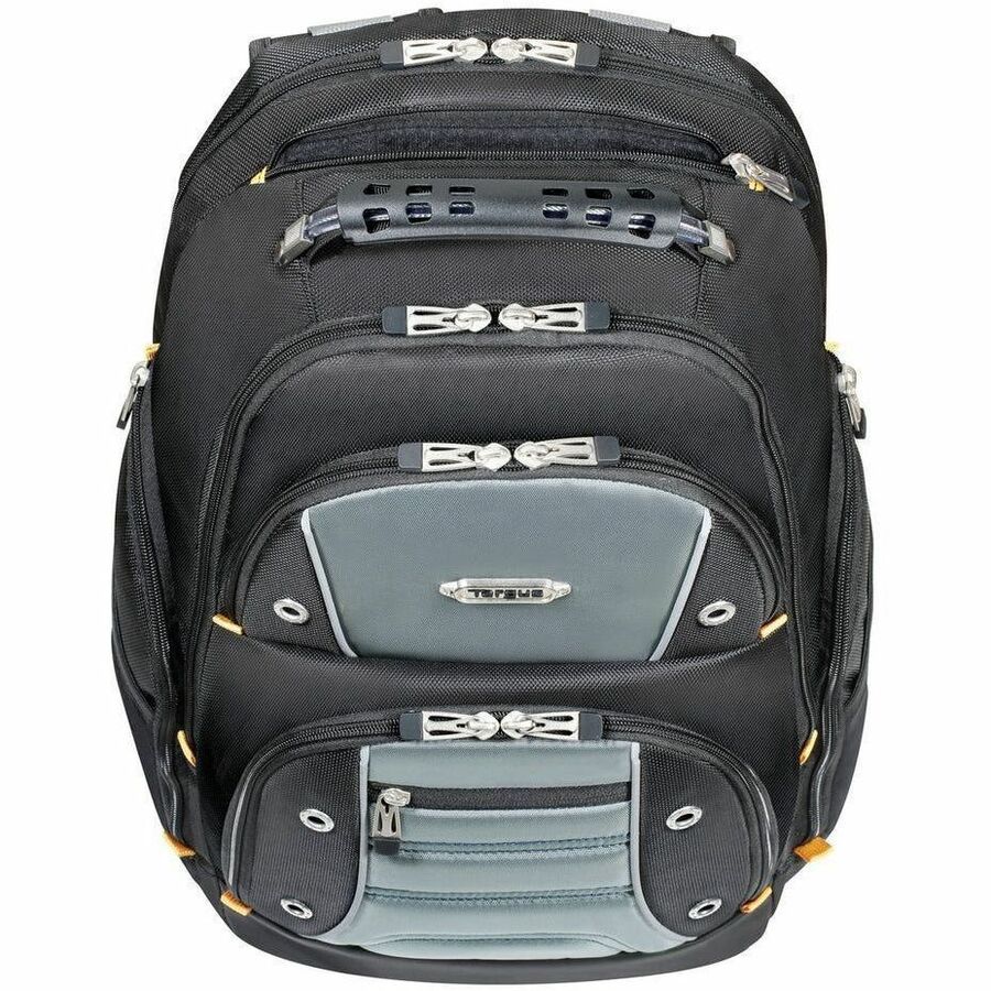 Targus Drifter II TSB239US Carrying Case Rugged (Backpack) for 17" Notebook - Black/Gray - TAA Compliant - Image 5