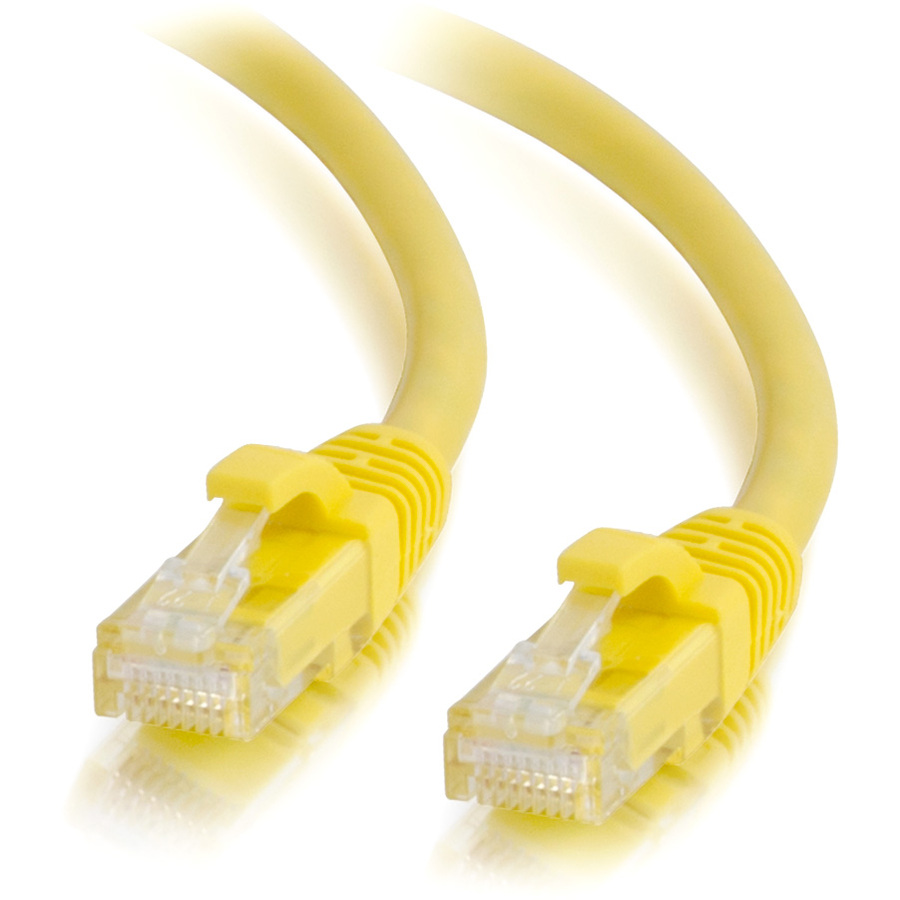 C2G 10ft Cat6 Ethernet Cable Snagless Unshielded (UTP) - Yellow - Image 3